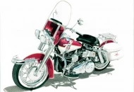 Colored Pencil Drawing
1958 Harley